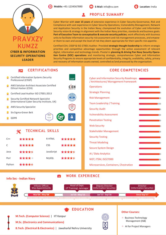 Infographic CV Template | Download Now | Word Format CV