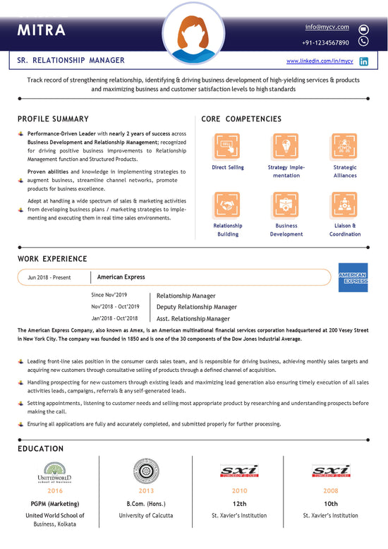 ATS Resume Template | Download | Visual CV