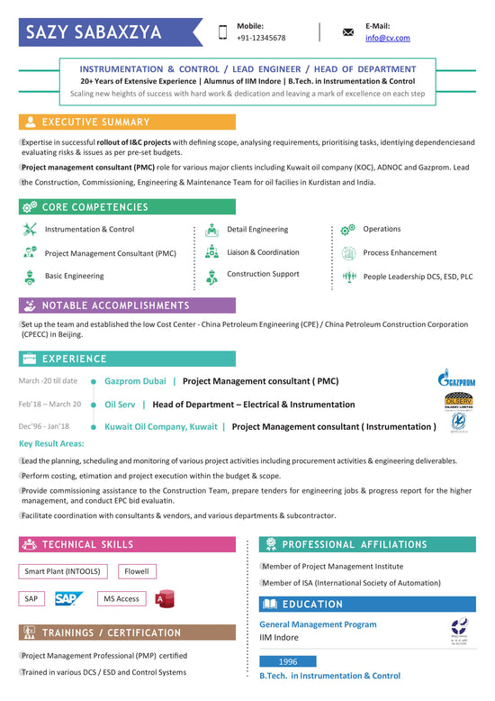 Instant Download | ATS Resume Template | Visual CV