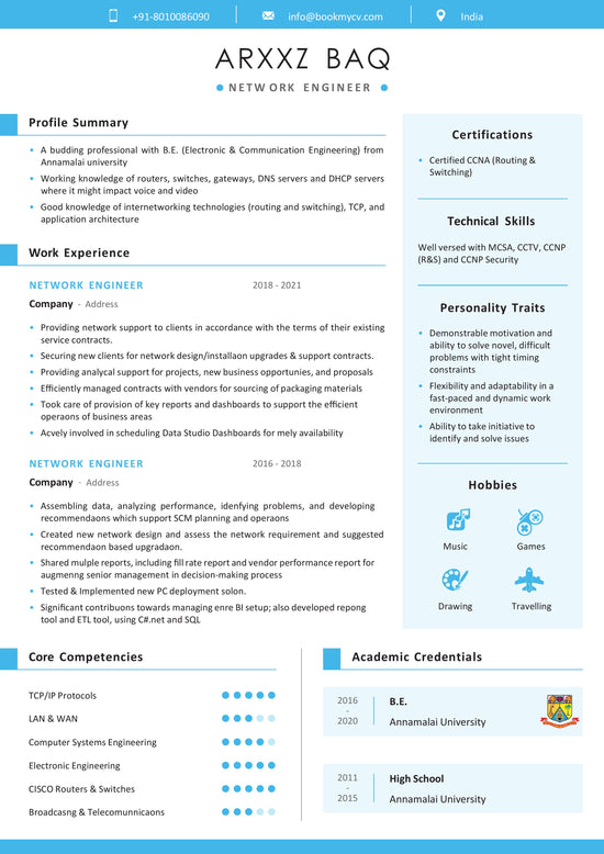 Visual CV - Editable Download | Word Format | ATS Optmized