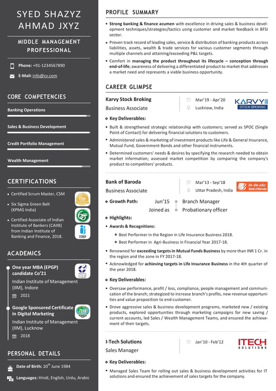 Editable Resume Templates | ATS Optimized | Word Format