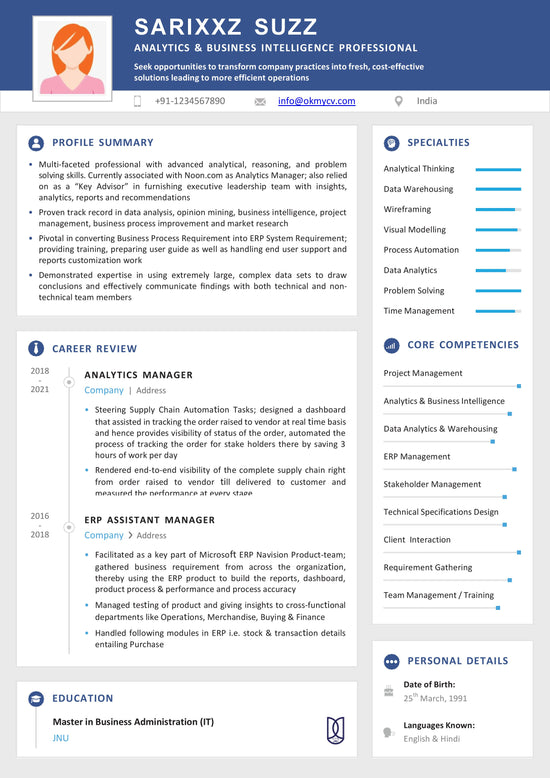 Visual CV | ATS Optimized Resume | Instant Download