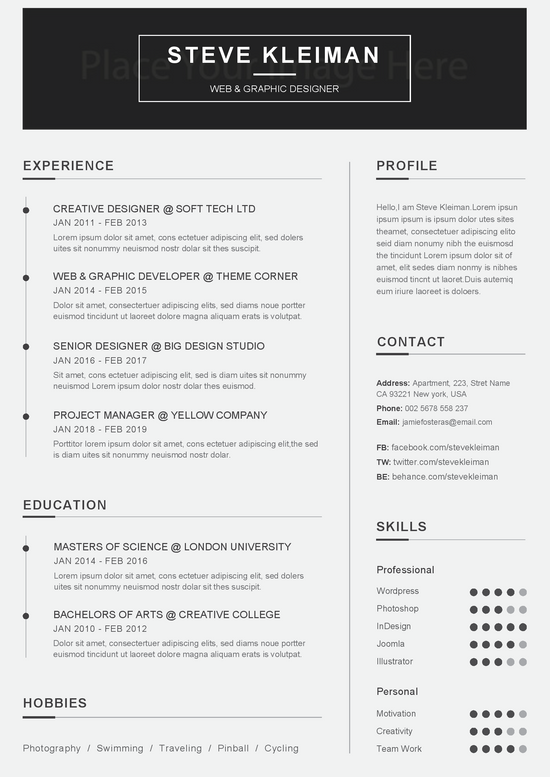 100% ATS Optimized Resume Template | 100% Editable